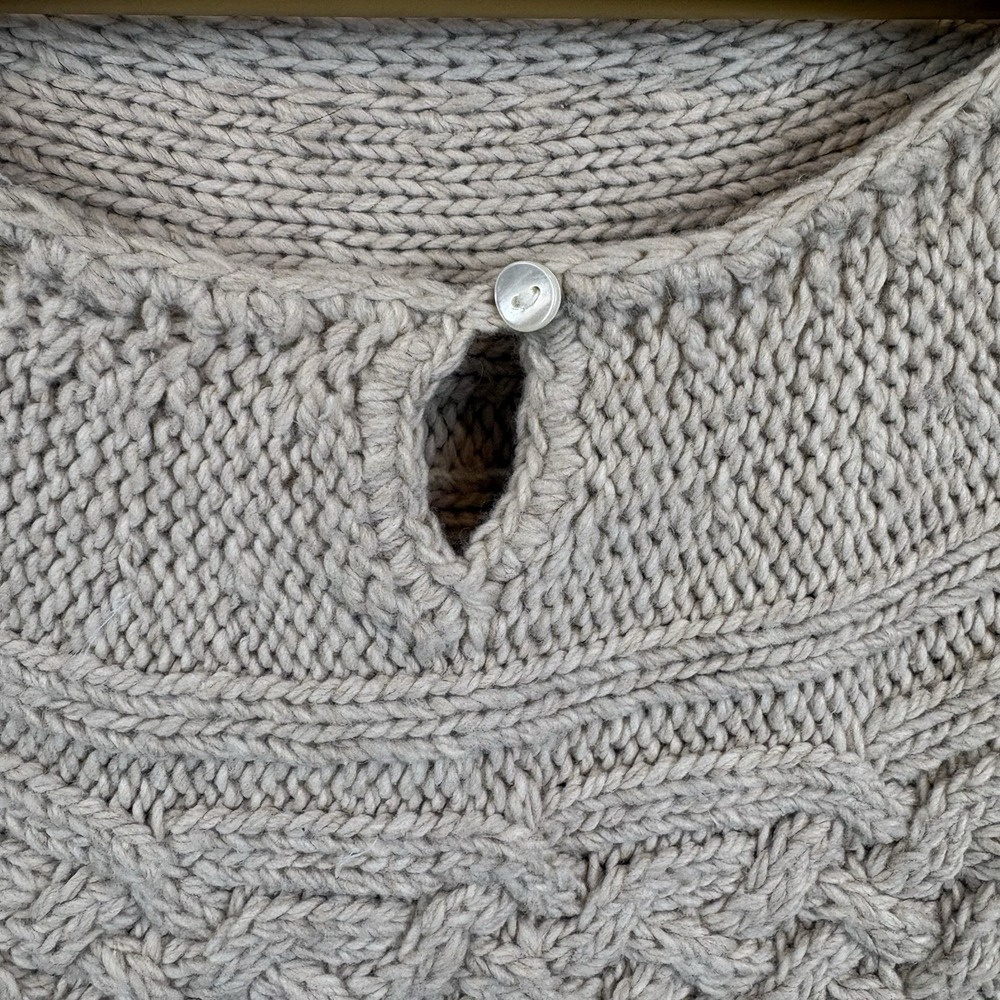 GAP Y2K‎ Size M Acrylic Wool Nylon Cottagecore Grandma Granola Boho - Picture 5 of 8